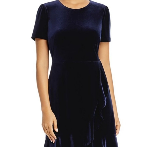 Karl Lagerfeld Dresses & Skirts - NWT Karl Lagerfeld Blue Velvet Dress 16